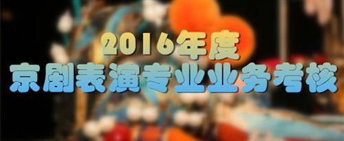 在日本男人把鸡鸡戳进女人的小洞穴里面的视频网站国家京剧院2016年度京剧表演专业业务考...